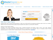 Tablet Screenshot of master-degree-online.com